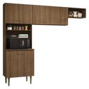 Ver imagem 3 de Armário de Cozinha Compacta 235cm Rustic Gourmet Madesa Xb03