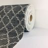 Passadeira Antiderrapante Rolo 43cm x 3M Arabe Preto Kapazi - 1