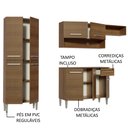 Ver imagem 5 de Armário de Cozinha Compacta Rustic Emilly Top Madesa