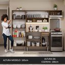 Ver imagem 6 de Armário de Cozinha Compacta Rustic Emilly Top Madesa