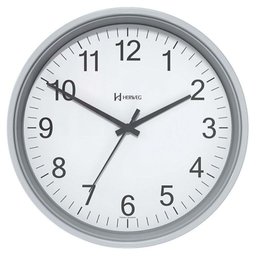 Relógio de Parede Preto 22 Cm Herweg Tictac 6101 Cinza - Cinza - 2