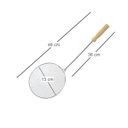 Ver imagem 3 de Escumadeira Aço Fritura Pastel Salgado Reforçada Redonda N48