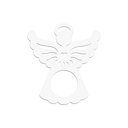 Ver imagem 1 de Porta Guardanapo Anjinho Kit com 4 Peças 7cmx8cm - Cria Arte Laser Branco