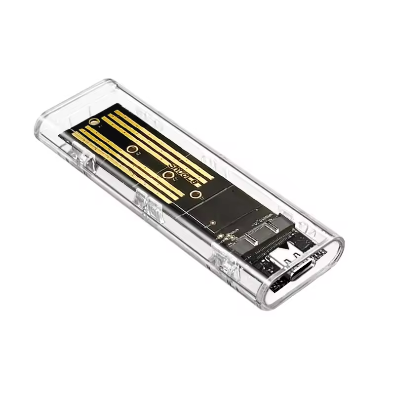 Gaveta Externa Usb 3.1 para Ssd M.2 Ngff/nvme Fy-879 Transparente