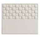 Ver imagem 4 de Cabeceira para Cama Box Casal 140cm Arquelis Facto Off White - Sallar Home