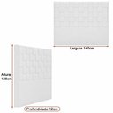 Ver imagem 3 de Cabeceira para Cama Box Casal 140cm Arquelis Facto Off White - Sallar Home