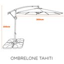 Ver imagem 3 de Ombrelone Tahiti - Cinza Fratini