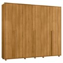 Ver imagem 1 de Guarda Roupa Casal Volpi 6 Portas Mdf 278 Cm Cumaru Madetec