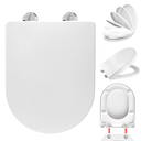 Ver imagem 4 de Tampa de Assento Sanitário Ezedra Fecha Suave e Click Soft Close para Vaso/bacia Ideal Standart 1.6g