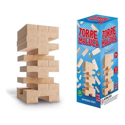 Brinquedo Jogo Torre Maluca Caiu Perdeu Jogo De Estratégia - Alfabay - Cubo  Mágico - Quebra Cabeças - A loja de Profissionais e Colecionadores!