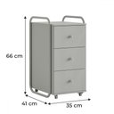 Ver imagem 4 de Gaveteiro Criare 3 Gavetas Preto - Art Panta