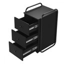 Ver imagem 3 de Gaveteiro Criare 3 Gavetas Preto - Art Panta