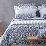 Capa de Duvet Algarve - Casal Blue Gardenia - 4