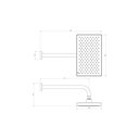 Ver imagem 3 de Chuveiro Retangular com Tubo Parede Flex Max Summer Gold - Deca Deca Metais