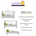 Ver imagem 6 de Jogo de Quarto Infantil Trevalla Móveis Pom Pom 3 Peças Branco