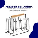 Ver imagem 4 de Porta Copos Suporte Copos P/ 6 Copos Cozinha Mesa Escorredor Arthi