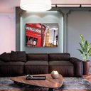 Ver imagem 4 de Kit 2 Telas Canvas Com Moldura Cabine Big Ben