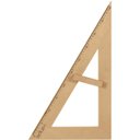 Ver imagem 4 de Kit Geométrico do Professor Mdf Com Régua Com Régua 1 Metro, Compasso Para Giz 40 cm, Esquadro 30/60