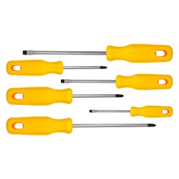 Conjunto Chaves Fenda e Phillips Ponta Magnetizada 6 Peças - 3
