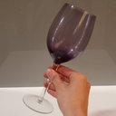 Ver mais imagens de Jogo 2 Peças Taça de Vidro 480ml Violeta 22x8x8cm Vinho Água Espumante Champagne