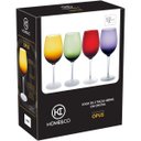 Ver imagem 4 de Jogo 2 Peças Taça de Vidro 480ml Violeta 22x8x8cm Vinho Água Espumante Champagne