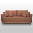 Ver imagem 4 de Sofá 2 Lugares Pé de Madeira Moderno Minimalista Confortável Ulisses