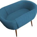 Ver imagem 3 de Mini Berço Moises Suede Azul Tiffany - D'classe Decor