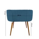 Ver imagem 5 de Mini Berço Moises Suede Azul Tiffany - D'classe Decor