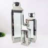 Lanterna Decorativa Marroquina Prata Inox 60/43/29cm Kit 3pc - 2
