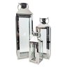 Lanterna Decorativa Marroquina Prata Inox 60/43/29cm Kit 3pc - 1