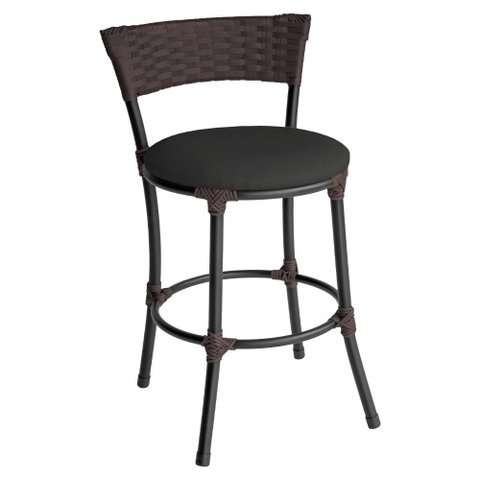 Banqueta Baixa Pisa Estofada para Balcão Baixo Gourmet