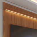 Ver imagem 5 de Rack com Painel para TV 75 Polegadas 100% MDF Vidro Reflecta LED 3 Portas 178cm Neon Float Canella