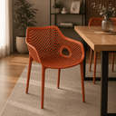 Ver imagem 4 de Cadeiras de Jantar Suits Design Moderno com Braço - Terracota
