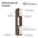 Ver imagem 3 de Paneleiro 40 Cm 2 Portas e 2 Nichos Rustic/branco Vik Madesa