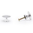 Ver imagem 3 de Puxador Redondo Flor em Metal para Móveis Kit 15 Unidade Puxador de Guarda Roupa Puxadores de Gaveta