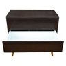 Mesa de Cabeceira Balcão Apoio 3 Gavetas Pé Palito Madeira MDF - Tabaco - 5