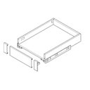 Ver imagem 2 de Painel Frontal 89x1.100mm para Gaveta Interna Invisa Antracito Hafele 01 Unidade