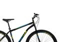 Ver imagem 2 de Bicicleta Cazelle Roma A.29 Tam 18 Aco Carbono F.disco 21v -quadro Preto C/ Adesivo Preto/adesivo Az