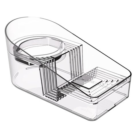 Porta Detergente com Suporte para Sabão e Esponja Transparen