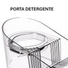 Porta Detergente com Suporte para Sabão e Esponja Transparen - 2