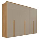 Ver imagem 1 de Guarda Roupa Casal 6 Portas 268 cm MDF Lizz Hannover Fendi Dcasa