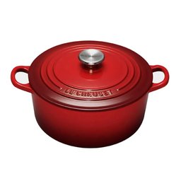 Panela Redonda Signature 30Cm Vermelha Le Creuset - 1