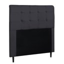 Ver imagem 1 de Cabeceira para Cama Box Casal 1,40cm Suede Cinza