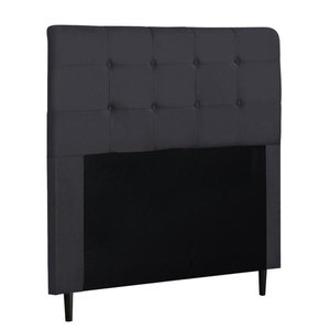 Cabeceira para Cama Box Casal 1,40cm Suede Cinza