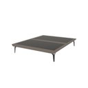 Ver imagem 1 de Base Box Cama Japonesa Toquio Casal Linho Marrom - Cor: Marrom