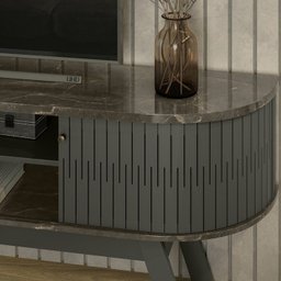 Rack Bancada 183 cm TV 75 Pol 5111 Jade Oliva MDT - 6