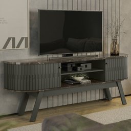 Rack Bancada 183 cm TV 75 Pol 5111 Jade Oliva MDT - 3