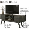 Rack Bancada 183 cm TV 75 Pol 5111 Jade Oliva MDT - 4