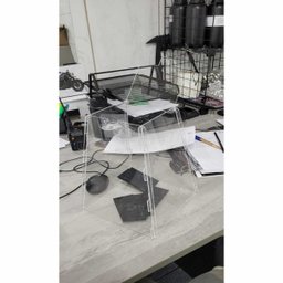 Urna Acrílico Sorteio Caixa Sugestões Pirâmide Cofre 30x20cm - 3