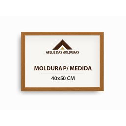MOLDURA 40x50 ONCINHA ARTE FOTO POSTER COM PETG - 1